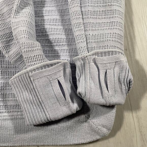 Lululemon Women's 10 Find Your Calm Wrap Cardigan Sweater Blue Open Front - Picture 8 of 11